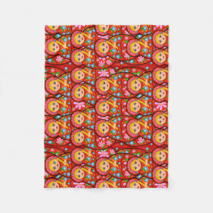 Rysk bygga bodocka - Matryoshka Fleecefilt