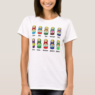 Rysk bygga bodocka (Matryoshka) Tröja