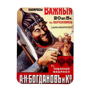 Rysk cigarettmagnet magnet