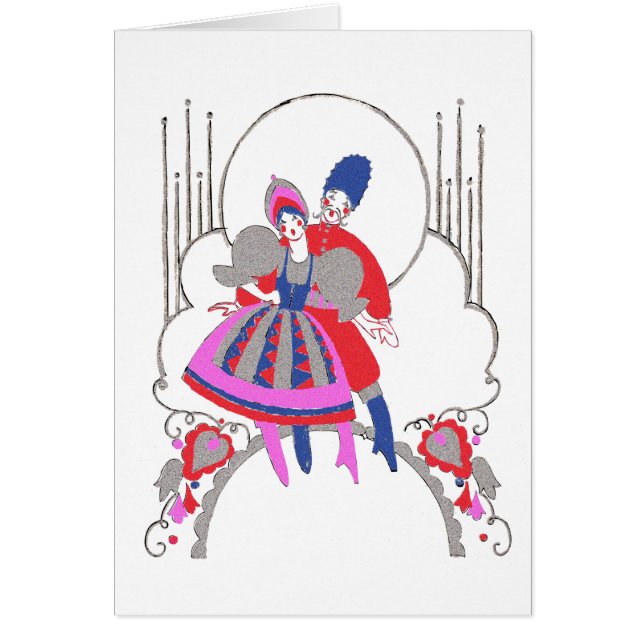 Rysk dans hälsningskort (Framsidan)