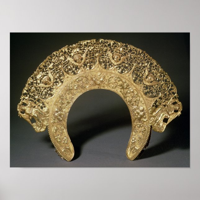 Rysk diadem med filigree-arbete poster (Framsidan)