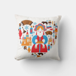 Rysk doll Matryoshka Cushion Cover Kudde