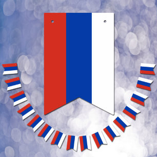Rysk flagg & Party Ryssland Baner / Bröllop Vimplar
