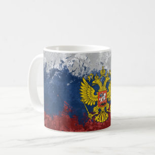 Rysk flagga kaffemugg