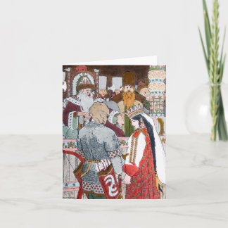 Rysk Folklore Notecard Kort