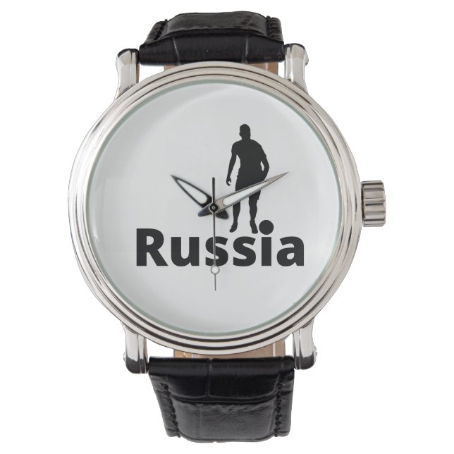 Rysk fotboll armbandsur (Framsida)