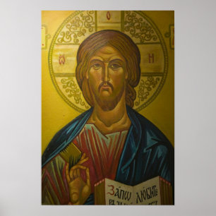 Rysk ikon inuti S:t Sofias kyrka / Poster