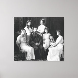 Rysk imperialistisk familj, hus av Romanov (1913) Canvastryck