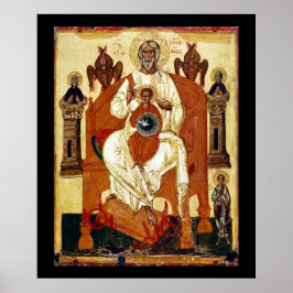 Rysk Jesus Art nouveau stilla Poster