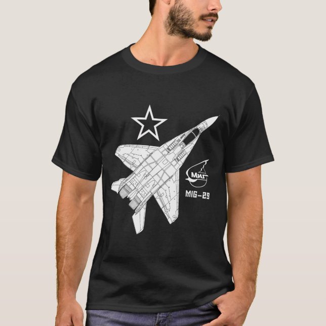 Rysk jetkämpe för Fulcrum Mig-29 Tröja (Framsida)