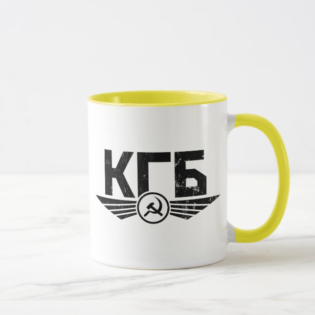 Rysk KGB-Emblemmugg Mugg (Höger)