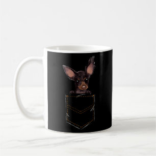 Rysk Leksak-terrirmarionett för en Hundägare-pet Kaffemugg
