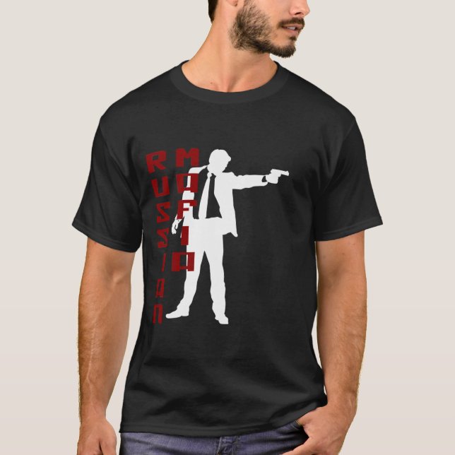 Rysk maffiaskjorta tee shirt (Framsida)