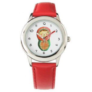 Rysk Matryoshka docka Armbandsur