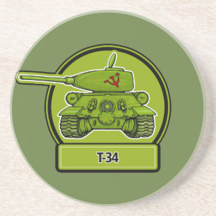 Rysk militär tank T34 Underlägg