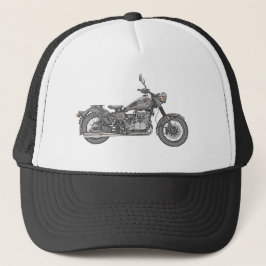 Rysk motorcykel i Black and White Ural Keps