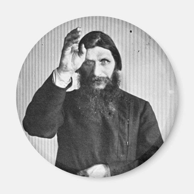 Rysk Mystic Grigori Yefimovich Rasputin Magnet (Framsidan)