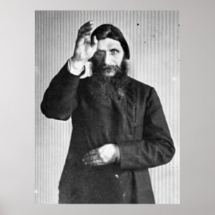 Rysk Mystic Grigori Yefimovich Rasputin Poster