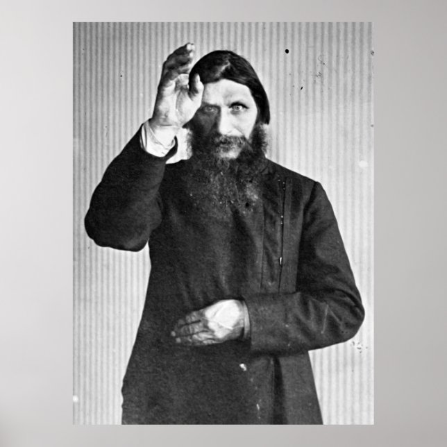 Rysk Mystic Grigori Yefimovich Rasputin Poster (Framsidan)