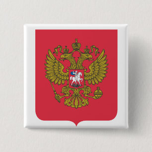 Rysk nationell emblem knapp