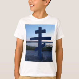 Rysk-ortodox kors tee shirt