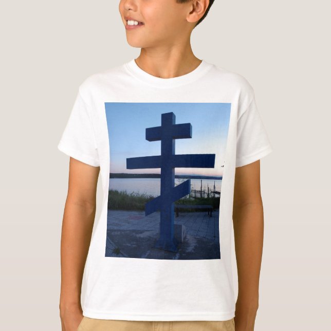 Rysk-ortodox kors tee shirt (Framsida)