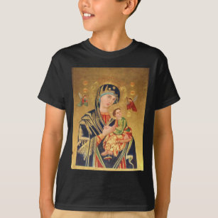 Rysk ortodox symbol - jungfruliga Mary och bebis T-shirt