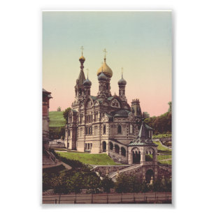 Rysk-ortodoxa kyrkan i Moskva Fototryck