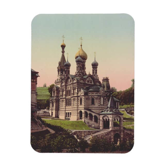 Rysk-ortodoxa kyrkan i Moskva Magnet (Vertikal)