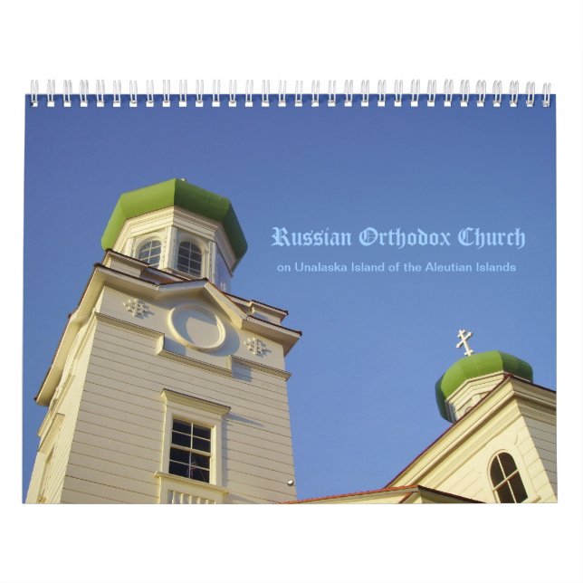 Rysk ortodoxkyrka av Unalaska Kalender (Omslag)