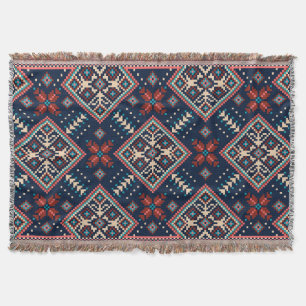 Rysk prydnadsfolk, sömlös mönster Blanket Filt
