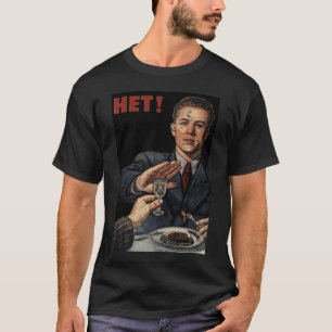 Rysk rolig T-tröja. Förtjäna affischklassikern T-shirt