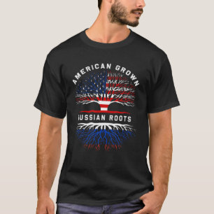 Rysk roots American Grown Träd Family Heritage T Shirt