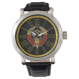 Rysk sovjetisk vapensköld armbandsur
