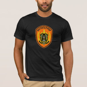 Rysk Spetsnaz lagalfabetisk T-shirt