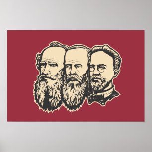 Rysk trojka: Tolstoy Dostoevsky, Chekhov Poster