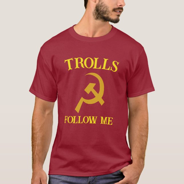 Rysk Troll Symbol T-Shirt (Framsida)