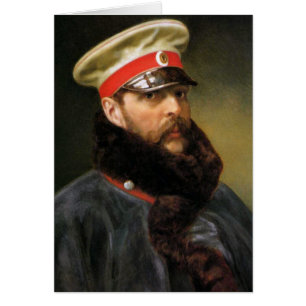 Rysk Tsar Alexander II OBS Kort