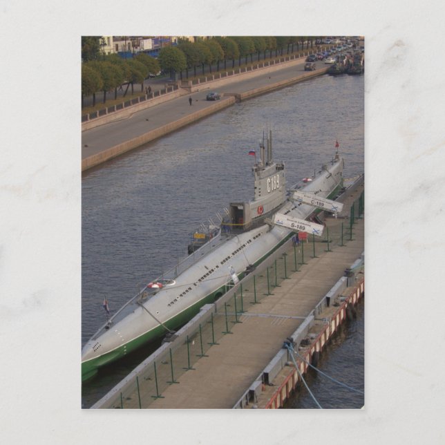 Rysk ubåt C189 Vykort (Framsida)