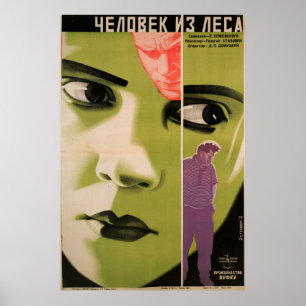 ryska Avant Garde Movie Poster Skriv ut