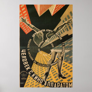 ryska Avant Garde Movie Poster Skriv ut