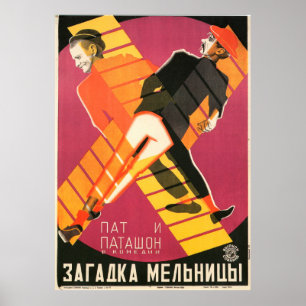 ryska Avant Garde Movie Poster Skriv ut