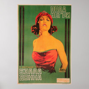 ryska Avant Garde Movie Poster Skriv ut