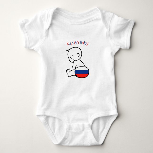 Ryska Baby T-shirt (Framsida)
