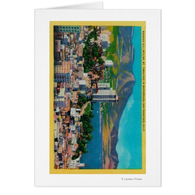 ryska Backe Skyline med Hälsningskort (Framsidan)