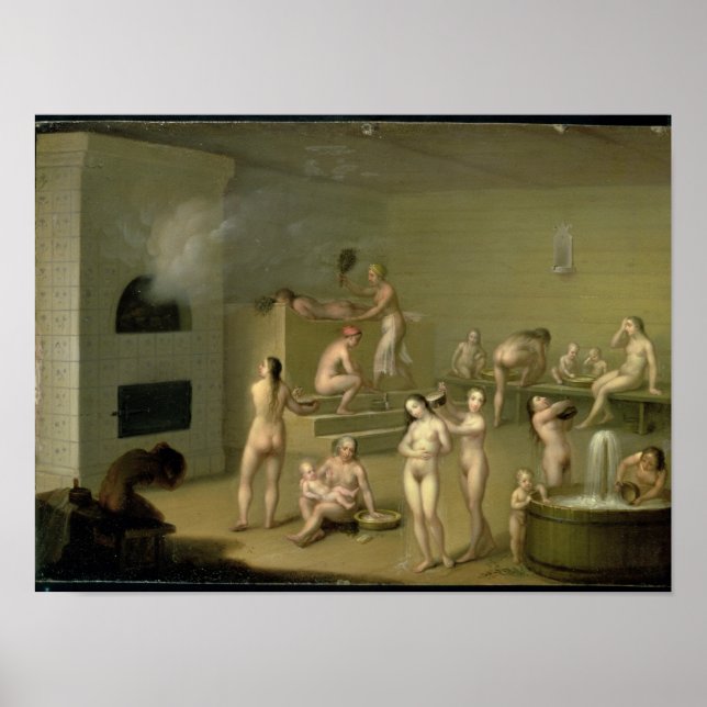 ryska Bath, 1825 Poster (Framsidan)