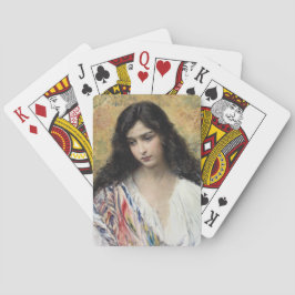 ryska Beauty (av Konstantin Makovsky) Casinokort