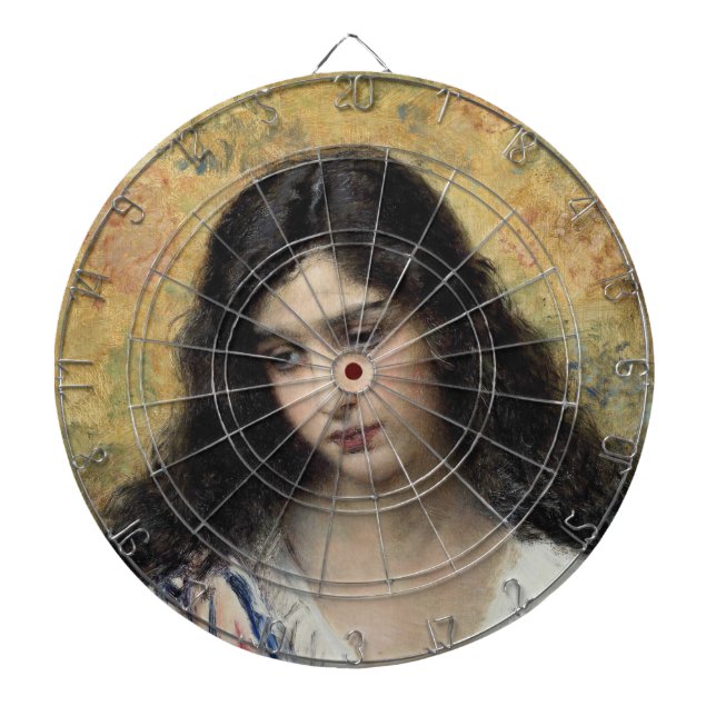 ryska Beauty (av Konstantin Makovsky) Darttavla (Framsidan)