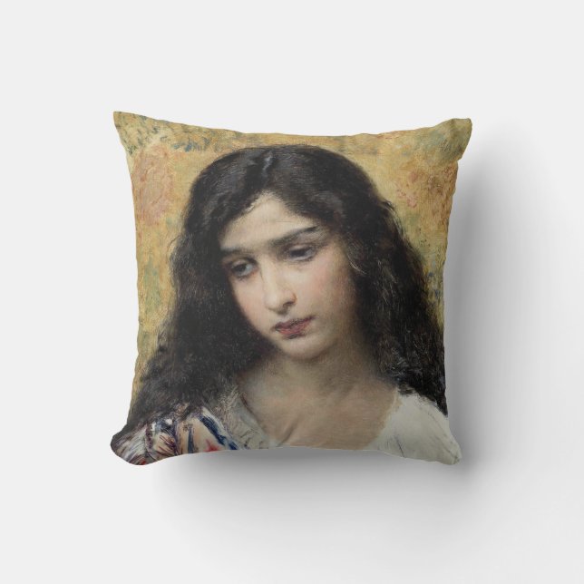 ryska Beauty (av Konstantin Makovsky) Kudde (Framsida)