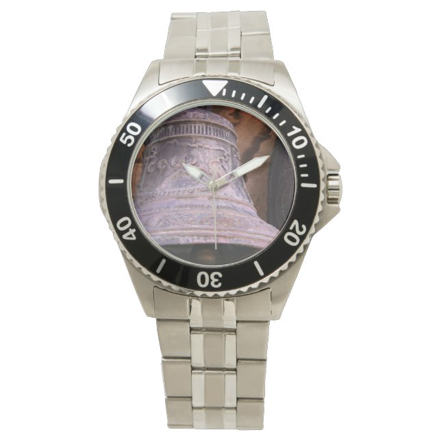 ryska Bell Photo Anpassningsbar Stainless Steel Br Armbandsur (Framsida)